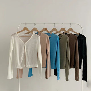 Very Loose Fit Salanta See-through Cardigan