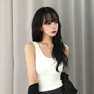 Moshu Stretchy Basic Sleeveless