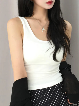 Moshu Stretchy Basic Sleeveless