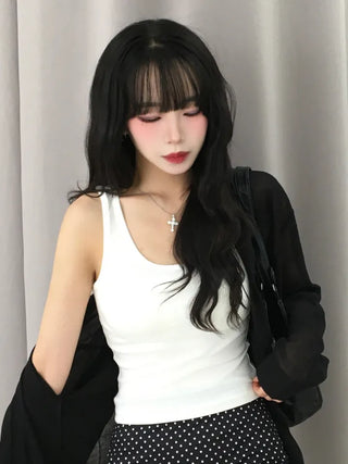 Moshu Stretchy Basic Sleeveless