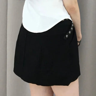 Nesha Striped Mini Skirt Pants