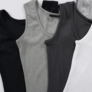 Cuban Modal Square Neck Sleeveless