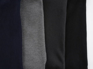 AEL Simple H-Line Ribbed Mini Skirt