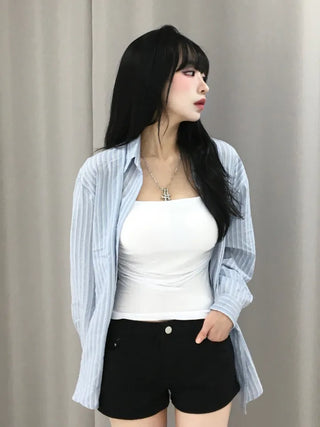 Ropel Multi-Stripe Oversized Shirt