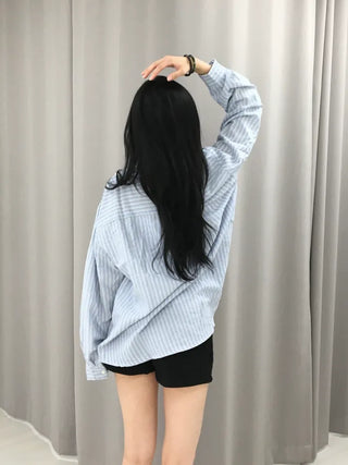 Ropel Multi-Stripe Oversized Shirt