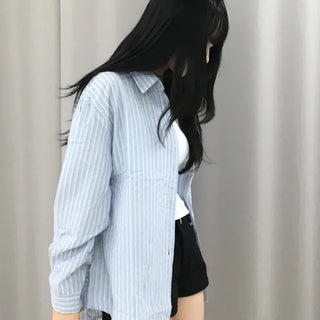 Ropel Multi-Stripe Oversized Shirt