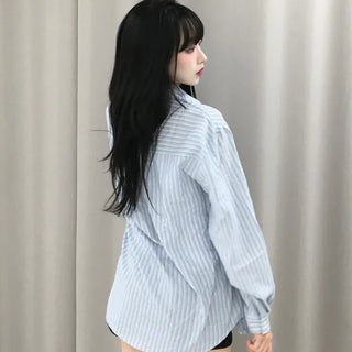 Ropel Multi-Stripe Oversized Shirt