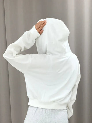 Hanu Y2K Iron Taste Heart Crop Zip-Up Hoodie