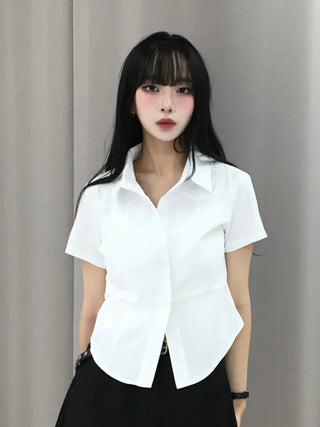 Jami Semi-Slim Fit Rolled Short Sleeve Shirt