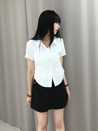 Jami Semi-Slim Fit Rolled Short Sleeve Shirt