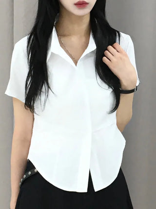 Jami Semi-Slim Fit Rolled Short Sleeve Shirt