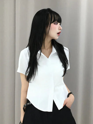 Jami Semi-Slim Fit Rolled Short Sleeve Shirt