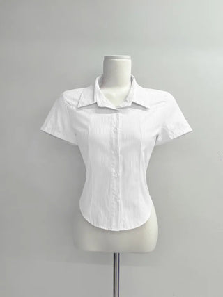 Jami Semi-Slim Fit Rolled Short Sleeve Shirt