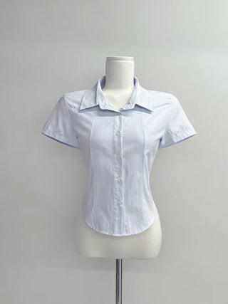 Jami Semi-Slim Fit Rolled Short Sleeve Shirt