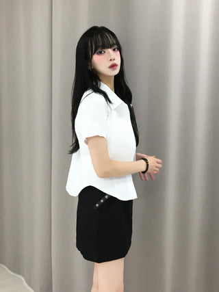 Jami Semi-Slim Fit Rolled Short Sleeve Shirt