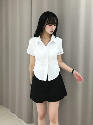 Jami Semi-Slim Fit Rolled Short Sleeve Shirt