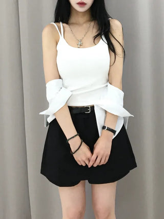 Rio Crop Double Strap Sleeveless