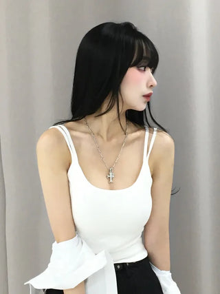 Rio Crop Double Strap Sleeveless