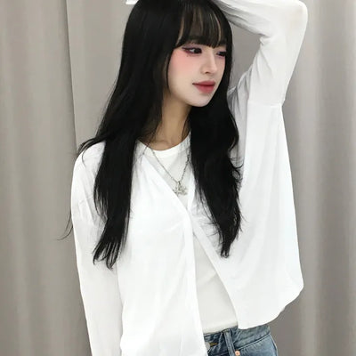 Toby Flowy Loose V-Neck Cardigan