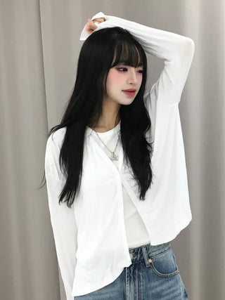 Toby Flowy Loose V-Neck Cardigan