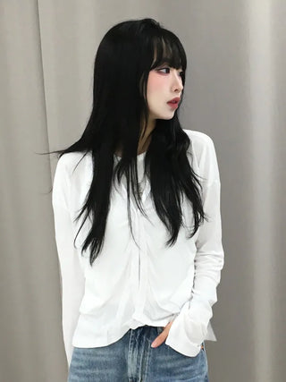Toby Flowy Loose V-Neck Cardigan