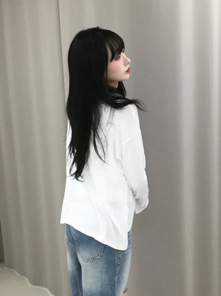 Toby Flowy Loose V-Neck Cardigan