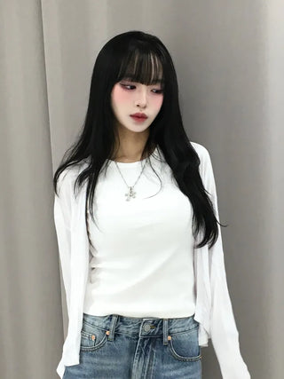 Toby Flowy Loose V-Neck Cardigan