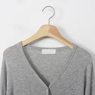 Toby Flowy Loose V-Neck Cardigan