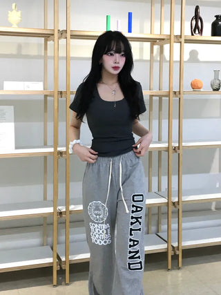 Mizo Lettering Long Pants