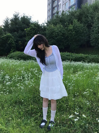 Pina Pastel Boucle Summer Cardigan
