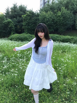 Pina Pastel Boucle Summer Cardigan