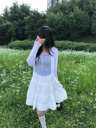 Pina Pastel Boucle Summer Cardigan