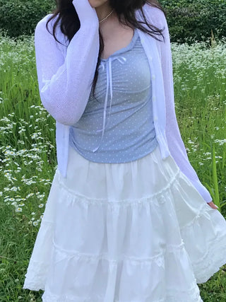 Pina Pastel Boucle Summer Cardigan