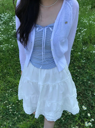 Pina Pastel Boucle Summer Cardigan