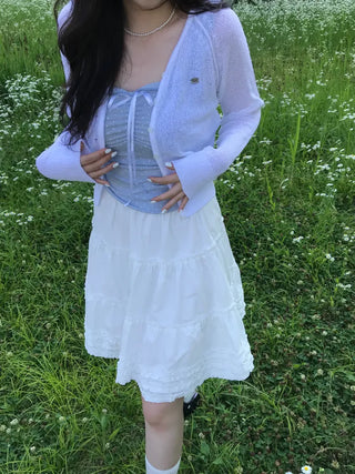 Pina Pastel Boucle Summer Cardigan