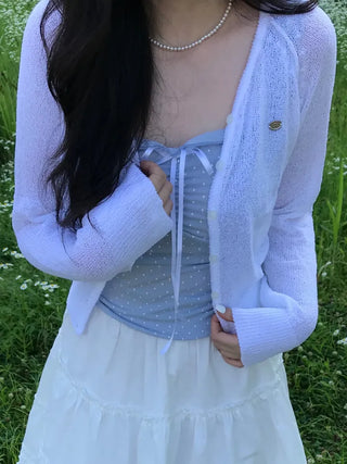 Pina Pastel Boucle Summer Cardigan