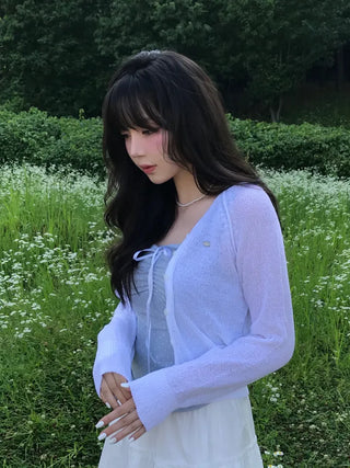 Pina Pastel Boucle Summer Cardigan