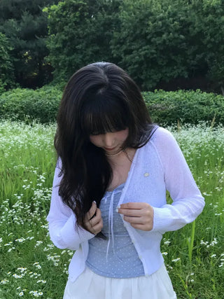 Pina Pastel Boucle Summer Cardigan