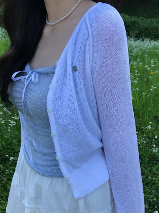 Pina Pastel Boucle Summer Cardigan