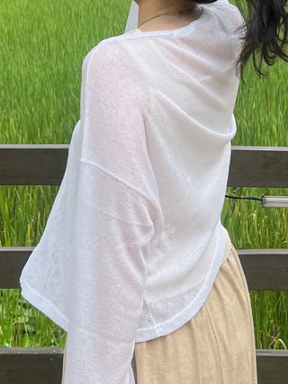 Loupe Summer Ribbon Cardigan