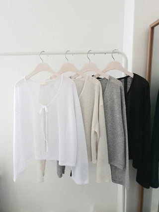 Loupe Summer Ribbon Cardigan