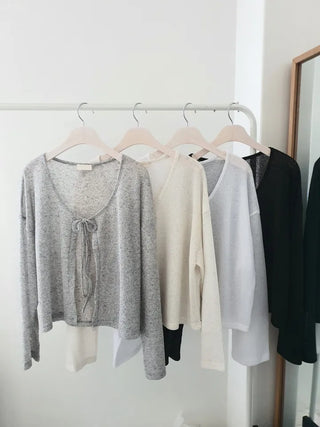 Loupe Summer Ribbon Cardigan