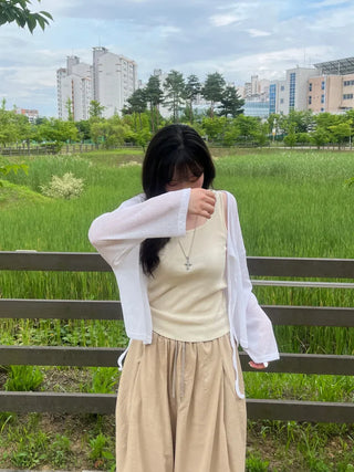 Loupe Summer Ribbon Cardigan