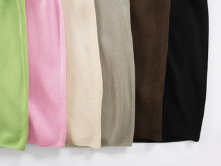 Camon Semi-Slim Square Neck Basic Sleeveless