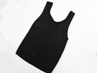 Camon Semi-Slim Square Neck Basic Sleeveless