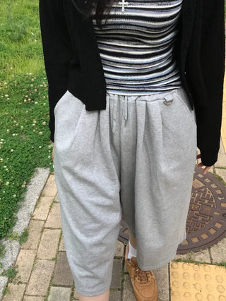 Bori Pintuck Bermuda Training Pants