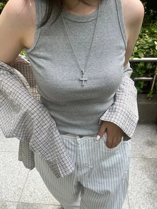 Carven Slim Ribbed Sleeveless