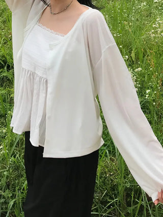 Pure Cotton Plain Long Sleeve Cardigan