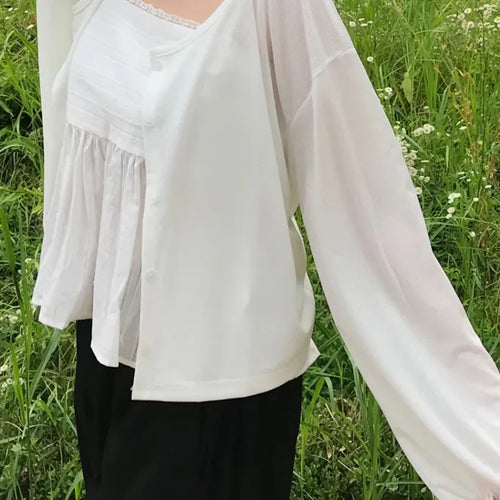 Pure Cotton Plain Long Sleeve Cardigan