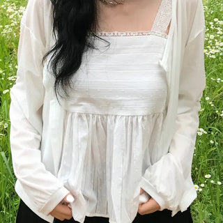 Pure Cotton Plain Long Sleeve Cardigan
